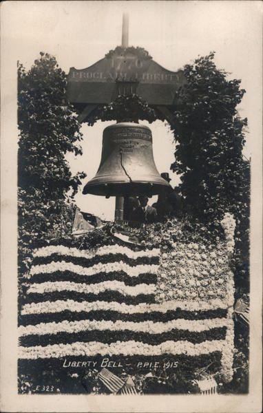 Liberty Bell San Francisco California 1915 Panama-Pacific Exposition