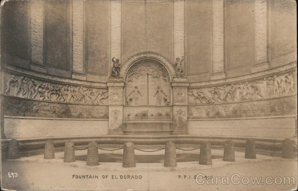 Fountain of El Dorado San Francisco California 1915 Panama-Pacific Exposition