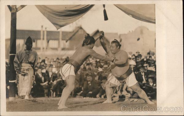 Japan Day P.P.I.E. Aug 31, 1915 Sumo Wrestling San Francisco California