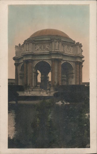 The Palace of Fine Arts, Panama-Pacific Exposition San Francisco California