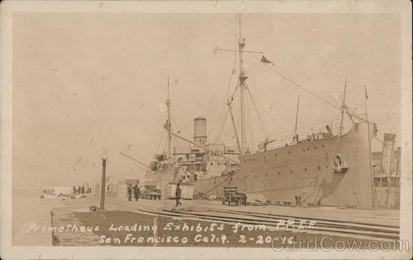 Rare: Prometheus loading exhibits from P.P.I.E. San Francisco California