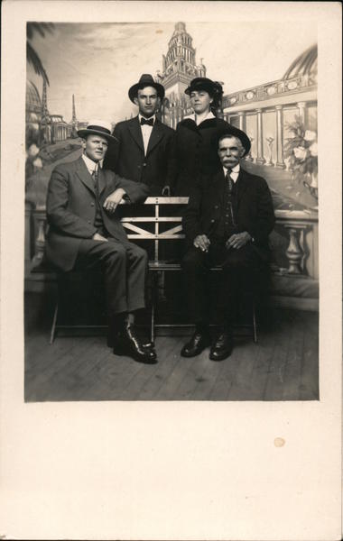 Studio: Group of Men @ PPIE 1915 Panama-Pacific International Exposition (PPIE)