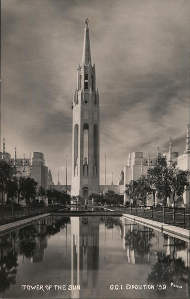 Tower of the Sun San Francisco California Moulin 1939 San Francisco Exposition