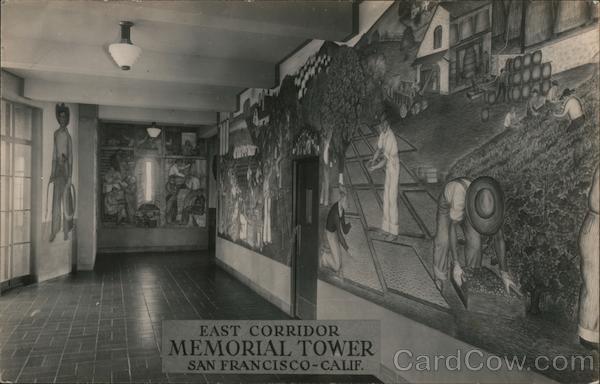 East Corridor, Memorial Tower San Francisco California
