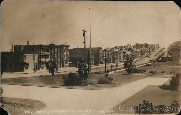 View from 18th & Dolores St. San Francisco California