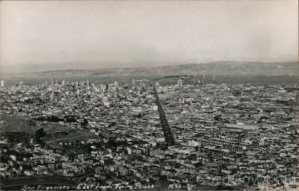East from Twin Peaks San Francisco California
