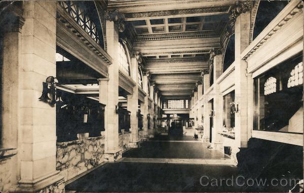 Interior of Humboldt Savings Bank San Francisco California