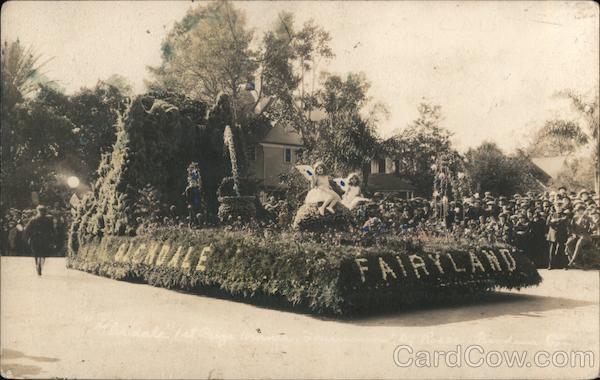 GLENDALE FAIRYLAND PARADE FLOAT California