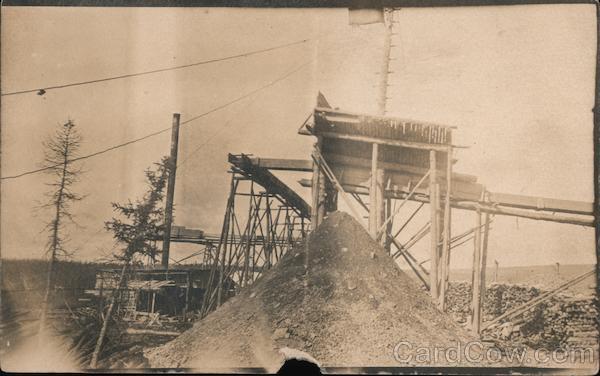 Mining Rig, Buckets, Dirt Pile Grass Valley California