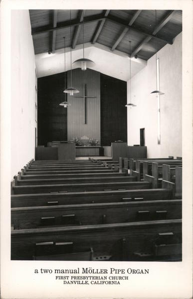 A two manual Moller Pipe Organ - First Presbyterian Church Danville California