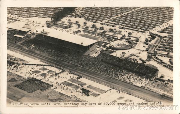 Air-View, Santa Anita Park Arcadia California