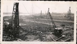 Pier Construction Original Photograph