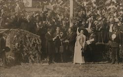 President Taft and Lillian Nordica - P.P.I.E. Groundbreaking Ceremony San Francisco, CA 1915 Panama-Pacific Exposition Postcard  Postcard