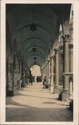 Courtyard View, PPIE Postcard