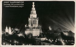 Night Illumination Postcard