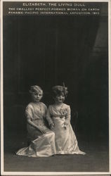 Elizabeth, the living doll 1915 Panama-Pacific Exposition Postcard Postcard Postcard