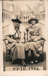 Studio: Women on Bench, PPIE Postcard