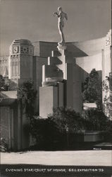 Evening Star Court Of Honor, G.G.I. Exposition '39 Postcard