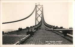 Bay Bridge Catwalk Postcard