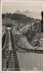 Paving Day - Bridge at Island Postcard