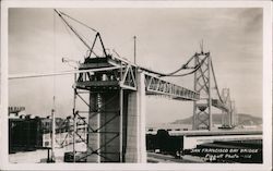 View of Bay Bridge Postcard