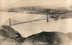 Golden Gate Bridge Span 4200 ft. Postcard