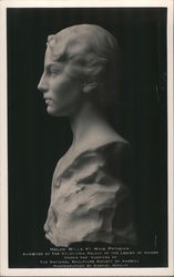 Helen Wills by Haig Patigian exhibited at the California Palace of the Legion of Honor under the auspices of The National Sculpt Postcard