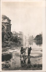 Wind and Spray Fountain - In the Lagoon, Palace of Fine Arts, P.P.I.E. Postcard