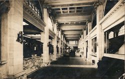 Interior of Humboldt Savings Bank Postcard