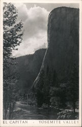 El Capitan - Yosemite Valley California Postcard Postcard Postcard
