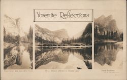 Yosemite Reflections Mount Watkins reflected in Mirror Lake Yosemite National Park, CA Postcard Postcard Postcard