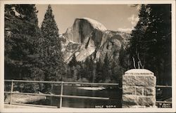 Half Dome Yosemite Natl Park California Postcard Postcard Postcard