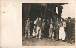 Crew on Forward Deck Postcard