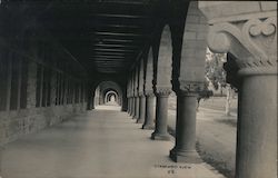 Arches of Main Quad at Stanford University Campus Postcard
