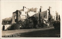 President Hoover's Home, Stanford Campus Postcard