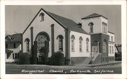 Evangelical Church Porterville, CA Postcard Postcard Postcard