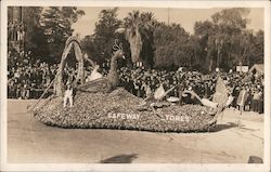 Parade Float by Safeway Stores Postcard
