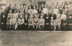 Group of Men: El Retiro San Iñigo Jesuit Retreat Center 1948 Los Altos, CA Postcard Postcard Postcard