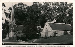 Hamden Holmes Noble Memorial Chapel, Cypress Lawn Memorial Park Colma, CA Postcard Postcard Postcard