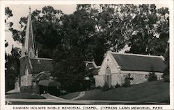 Hamden Holmes Noble Memorial Chapel, Cypress Lawn Memorial Park Postcard