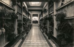 Interior "The Catacombs" Cypress Lawn Memorial Park Postcard