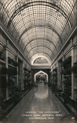 INTERIOR "THE CATACOMBS" Postcard