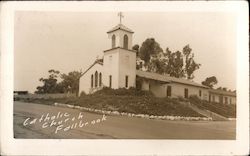 Catholic Church Fallbrook, CA Postcard Postcard Postcard
