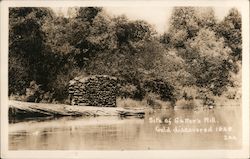 Site of Sutter's Mill Gold Discovered 1848 Coloma, CA Postcard Postcard Postcard