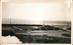Park on the shore of the Pacific Ocean Postcard