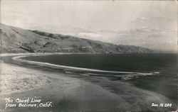 The Coast Line Bolinas, CA Postcard Postcard Postcard