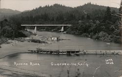 Russian River Guerneville, CA Postcard Postcard Postcard