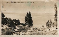 Looking South from Brockway Postcard