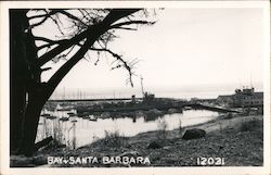 Bay, Navy Ship Santa Barbara, CA Postcard Postcard Postcard