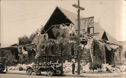 Unity Church Santa Barbara Earthquake Postcard